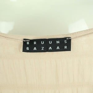 Second Hand BRUUNS BAZAAR Minikleid Gr. 40 nude uni (*)