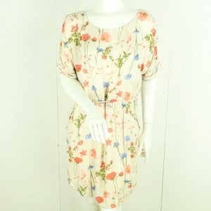 Second Hand MbyM Kleid Gr. M nude bunt geblümt (*)