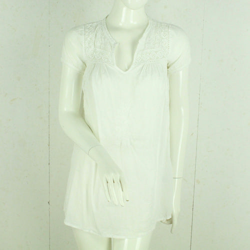 Second Hand INDISKA Minikleid Gr. S weiß uni (*)