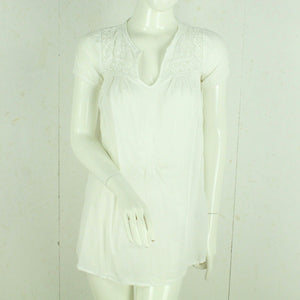Second Hand INDISKA Minikleid Gr. S weiß uni (*)