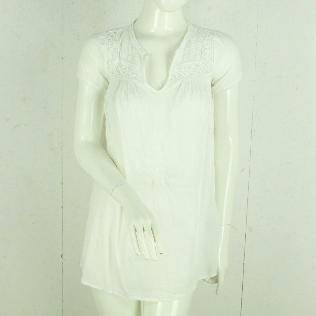 Second Hand INDISKA Minikleid Gr. S weiß uni (*)