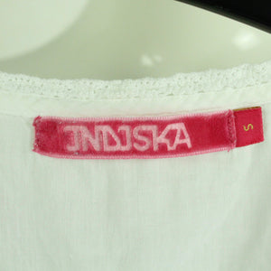 Second Hand INDISKA Minikleid Gr. S weiß uni (*)