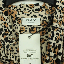 Laden Sie das Bild in den Galerie-Viewer, Second Hand DAY BIRGER ET MIKKELSEN Maxikleid Gr. 38 beige braun schwarz Animal-Print NEU (*)