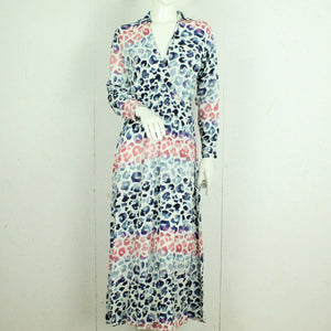 Second Hand LUCA E ANNA Maxikleid Gr. S weiß bunt Animal-Print (*)