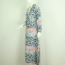 Laden Sie das Bild in den Galerie-Viewer, Second Hand LUCA E ANNA Maxikleid Gr. S weiß bunt Animal-Print (*)