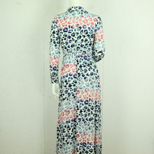 Laden Sie das Bild in den Galerie-Viewer, Second Hand LUCA E ANNA Maxikleid Gr. S weiß bunt Animal-Print (*)