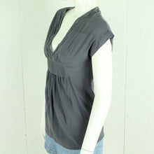 Laden Sie das Bild in den Galerie-Viewer, Second Hand ALYSI Bluse mit Seide Gr. 34 grau uni (*)