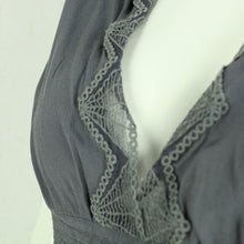 Laden Sie das Bild in den Galerie-Viewer, Second Hand ALYSI Bluse mit Seide Gr. 34 grau uni (*)