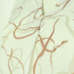 Second Hand NILE Bluse Gr. M weiß mehrfarbig gemustert (*)