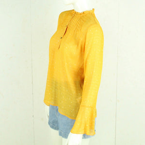 Second Hand NÜMPH Bluse Gr. 38 orange gold gepunktet (*)
