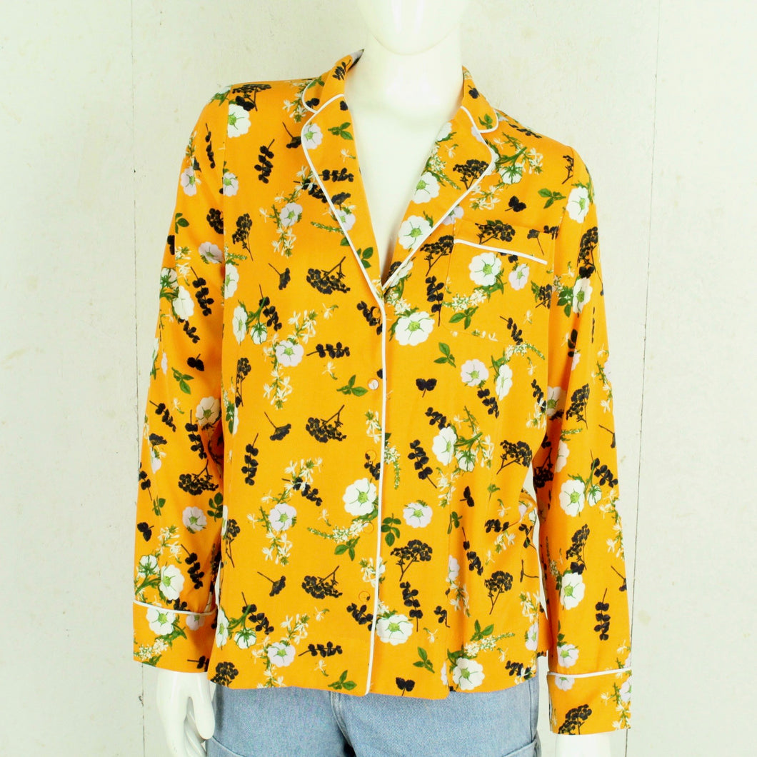 Second Hand ENVII Bluse Gr. S orange mehrfarbig geblümt (*)