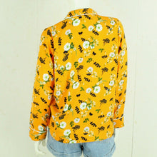 Laden Sie das Bild in den Galerie-Viewer, Second Hand ENVII Bluse Gr. S orange mehrfarbig geblümt (*)