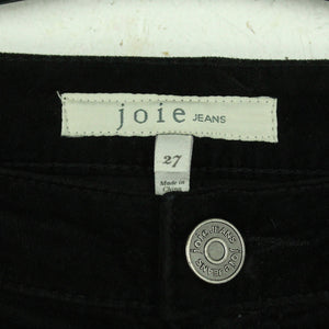 Second Hand JOIE JEANS Hose Gr. W27 schwarz uni Samt (*)