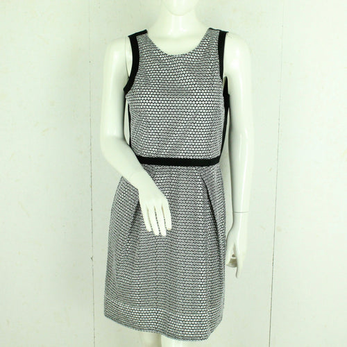 Second Hand CLAUDIE PIERLOT Kleid Gr. 40 schwarz weiß gemustert (*)