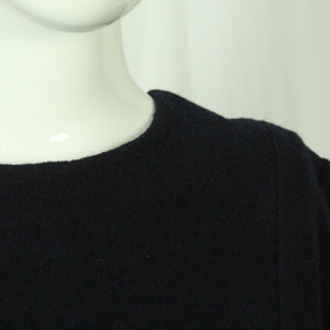 Second Hand COS Wollkleid Gr. S blau uni Wolle Kleid (*)