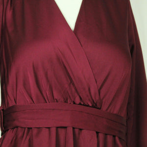 Second Hand RAGAZZI Kleid Gr. XS weinrot uni NEU (*)