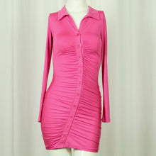 Laden Sie das Bild in den Galerie-Viewer, Second Hand MISS EMPIRE Kleid Gr. 36 pink uni (*)