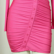 Laden Sie das Bild in den Galerie-Viewer, Second Hand MISS EMPIRE Kleid Gr. 36 pink uni (*)