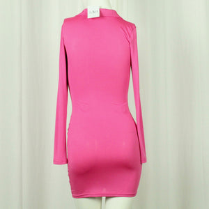 Second Hand MISS EMPIRE Kleid Gr. 36 pink uni (*)