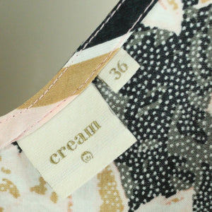 Second Hand CREAM Kleid Gr. 36 schwarz mehrfarbig gemustert (*)