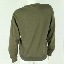 Laden Sie das Bild in den Galerie-Viewer, Vintage HARD ROCK CAFE MADRID Sweatshirt Gr. M oliv mit Logo-Print