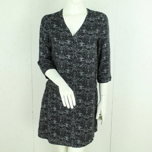Second Hand COMPTOIR DES COTONNIERS Kleid Gr. 38 grau schwarz gemustert (*)