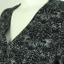 Laden Sie das Bild in den Galerie-Viewer, Second Hand COMPTOIR DES COTONNIERS Kleid Gr. 38 grau schwarz gemustert (*)