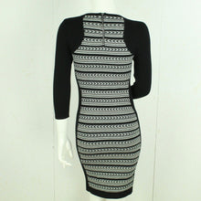 Laden Sie das Bild in den Galerie-Viewer, Second Hand KAREN MILLEN Kleid Gr. 2 (XS) schwarz weiß gemustert (*)