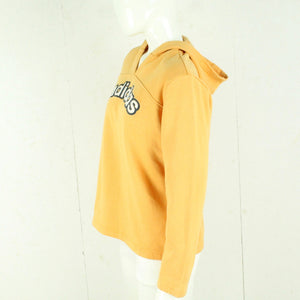 Vintage ADIDAS Hoodie Gr. L orange mit Logo-Stickerei