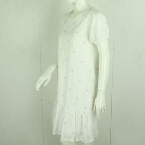 Second Hand VRS FASHION Kleid Gr. XS weiß rosa lila geblümt (*)