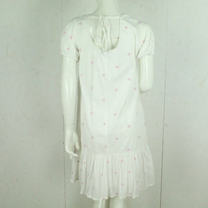 Second Hand VRS FASHION Kleid Gr. XS weiß rosa lila geblümt (*)