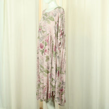 Laden Sie das Bild in den Galerie-Viewer, Second Hand DRYN Midikleid Gr. L rosa mehrfarbig geblümt (*)
