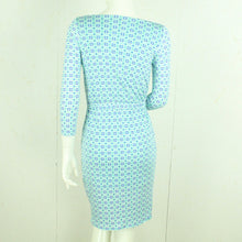 Laden Sie das Bild in den Galerie-Viewer, Second Hand GANT Kleid Gr. S weiß blau mint gemustert (*)