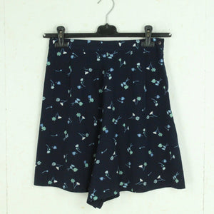Vintage Shorts Gr. S dunkelblau mehrfarbig geblümt
