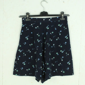 Vintage Shorts Gr. S dunkelblau mehrfarbig geblümt