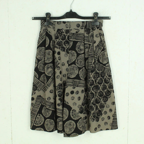 Vintage Shorts Gr. S braun schwarz abstrakt gemustert
