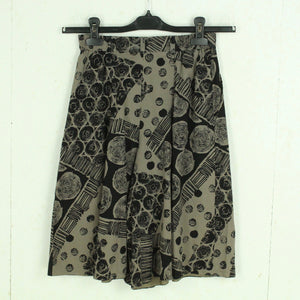 Vintage Shorts Gr. S braun schwarz abstrakt gemustert