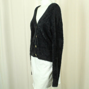 Second Hand STORIES Cardigan Gr. M schwarz uni Strickjacke (*)