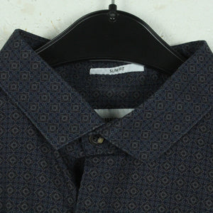 Second Hand LINDBERGH WHITE Hemd Gr. XL blau mehrfarbig gemustert (*)