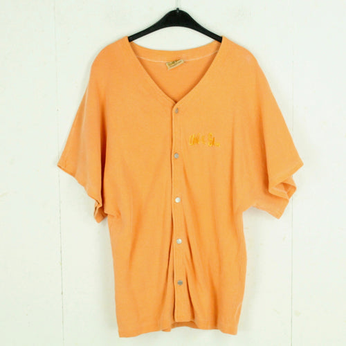 Vintage UNCLE SAM Sweatjacke Gr. L orange gesticktes Logo