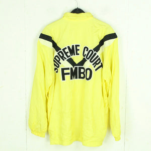 Vintage Trainingsjacke Gr. L gelb rot 90s Sportswear