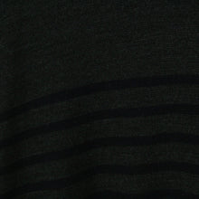 Laden Sie das Bild in den Galerie-Viewer, Second Hand UNIQLO Wollpullover Gr. S grau meliert schwarz gestreift Wolle Pullover Strick (*)