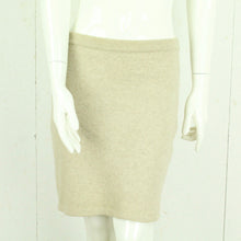 Laden Sie das Bild in den Galerie-Viewer, Second Hand MAX MARA Strickrock Gr. M beige meliert Rock (*)