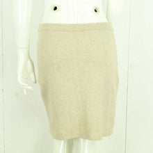 Laden Sie das Bild in den Galerie-Viewer, Second Hand MAX MARA Strickrock Gr. M beige meliert Rock (*)