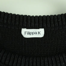 Laden Sie das Bild in den Galerie-Viewer, Second Hand FILIPPA K Pullover Gr. M schwarz uni Strick (*)