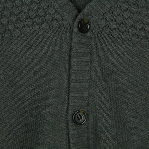 Second Hand LINDBERGH CPM Strickjacke Cardigan Gr. L grau meliert (*)