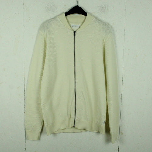 Second Hand LINDBERGH WHITE Strickjacke Cardigan Gr. S beige uni (*)