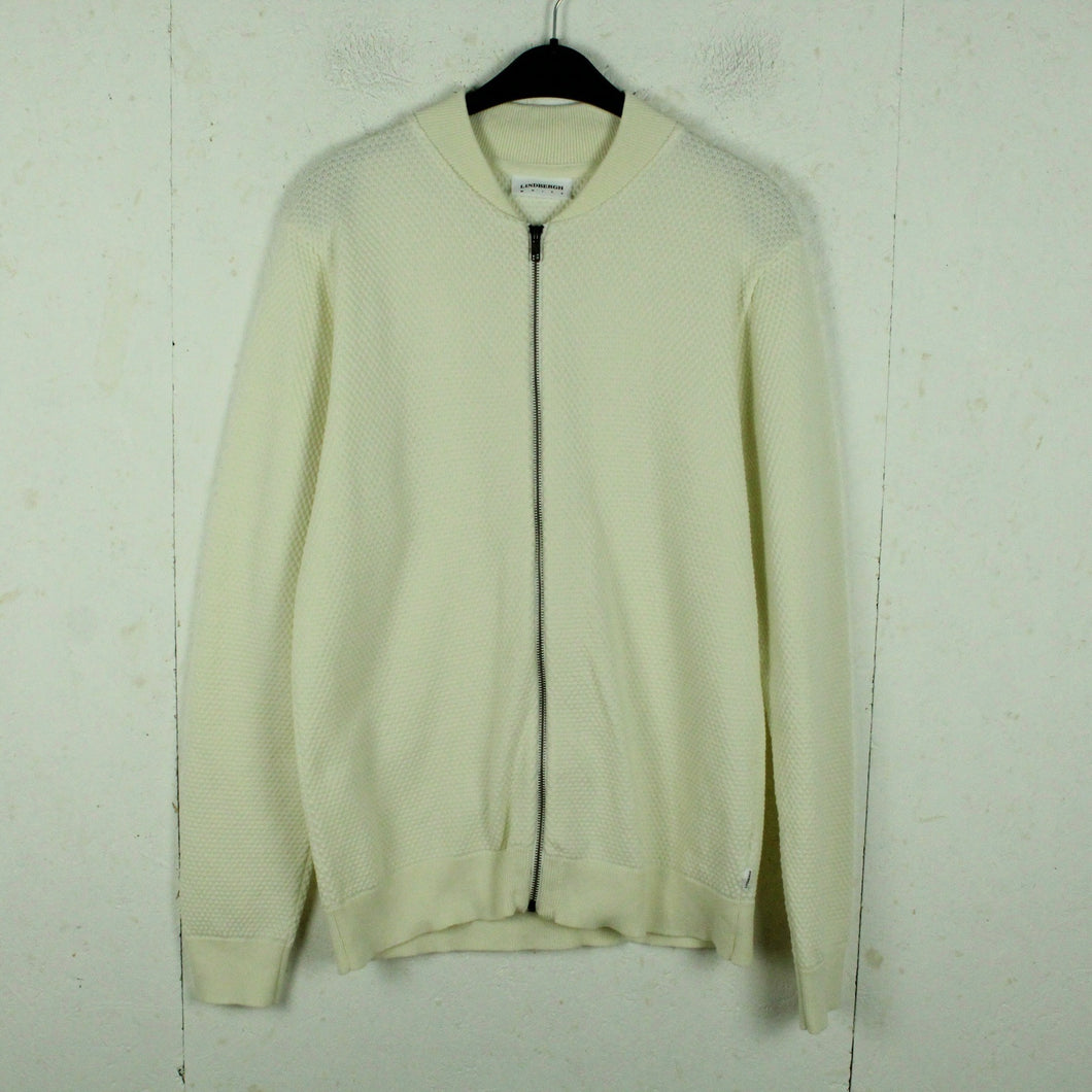 Second Hand LINDBERGH WHITE Strickjacke Cardigan Gr. S beige uni (*)