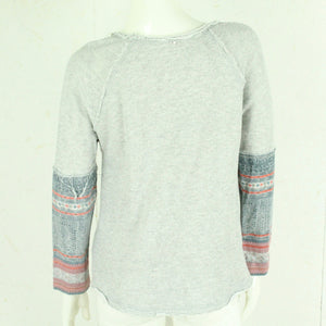 Second Hand FREE PEOPLE Sweatshirt Gr. S grau meliert mehrfarbig gemustert (*)