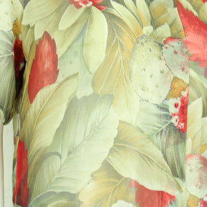 Vintage Bluse Gr. S mehrfarbig geblümt kurzarm